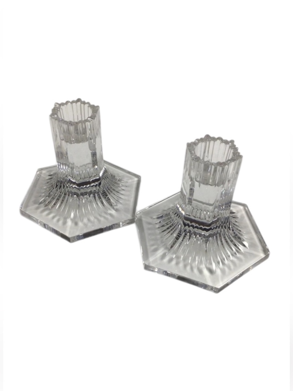 TIFFANY & CO. Louis Comfort Tiffany Collection 1992 Candlestick Candle Holders 2